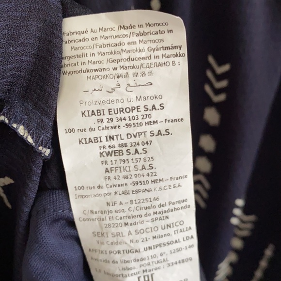 Kiabi Cold Shoulder Smocked Top Dress - Picture 5 of 6